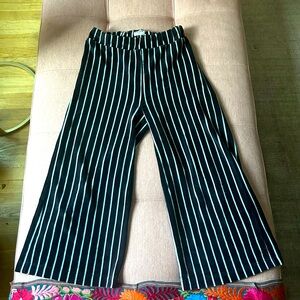 FRAME Pants woman size S - black with light blue stripes